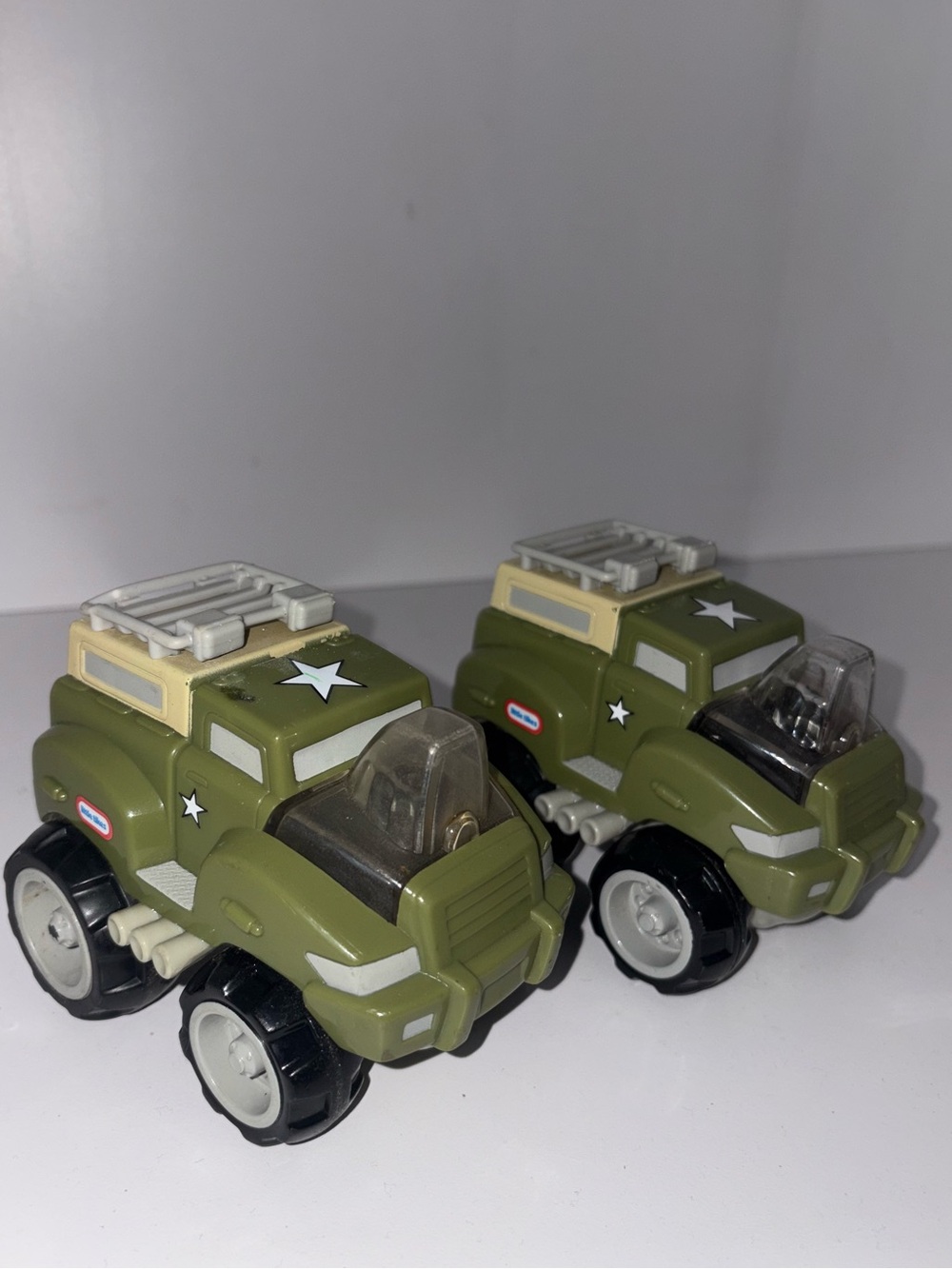 Little Tikes 1990’s Green Utility Toy Truck Vehicle Set of 2